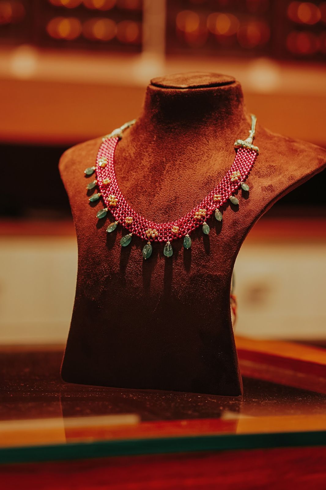Bridal bead necklace
