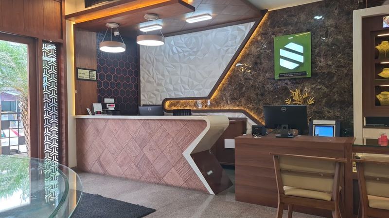 Showroom reception